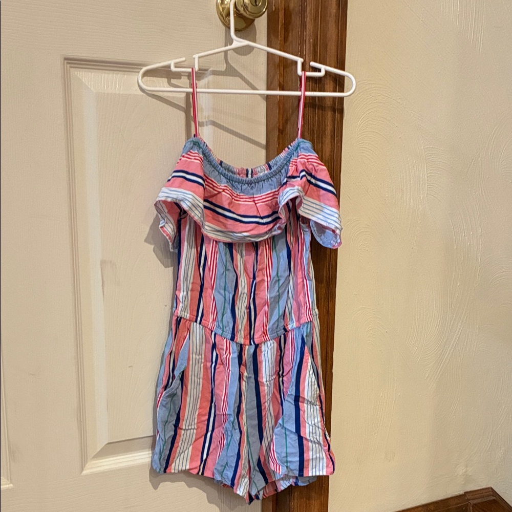 H&M Kids Romper with Pink and Blue Stripes